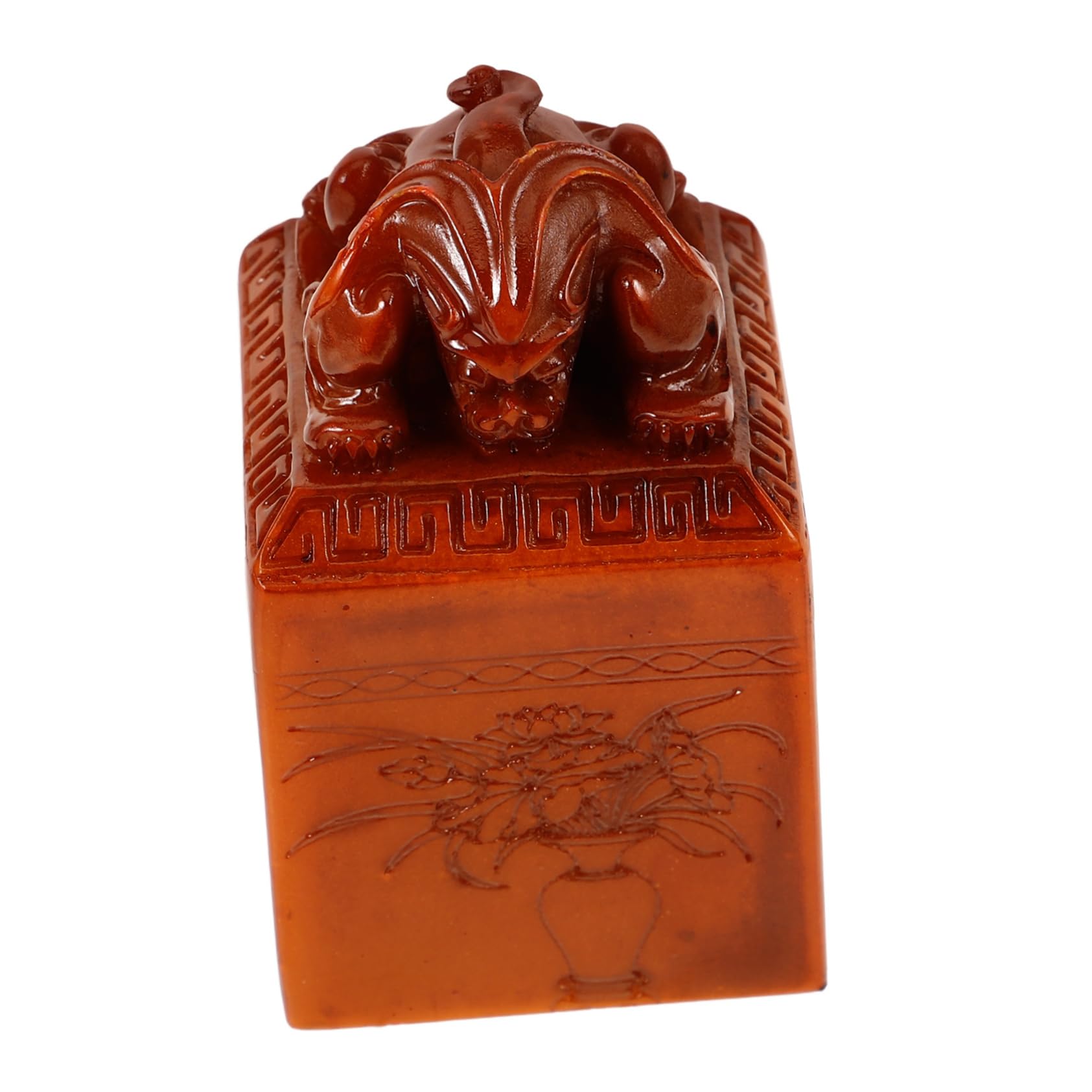 NUOBESTY 3 Pezzi Mini Sigillo in Pietra Strumento Per Calligrafia Forniture Per Intaglio Timbro Con Nome Tampone Dinchiostro Timbro in Pietra Per Conti A Mano