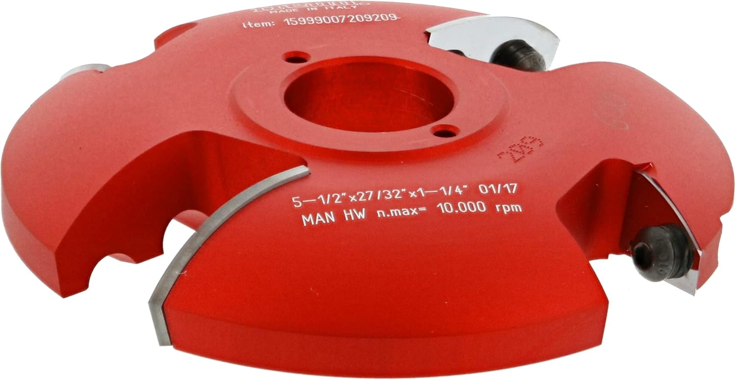 Freud 5-1/2" (Dia.) 2+2 Advanced Design Raised Panel Insert Shaper Cutter for 3/4" Stock with 1-1/4" bore (UP209-IC)