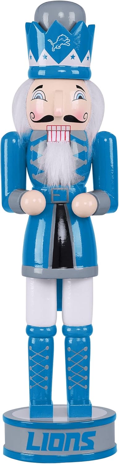 foco NFL Team Logo Collectible Holiday 14" Nutcracker