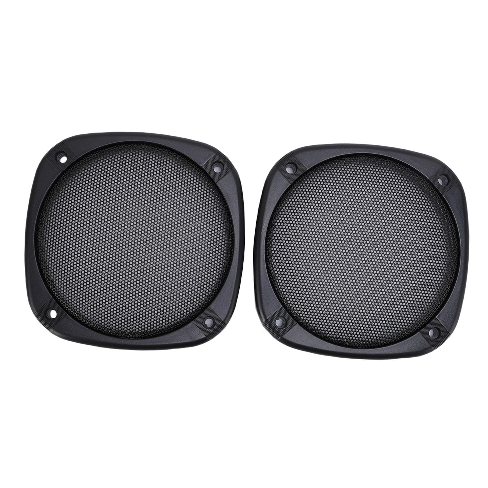 Cubiertas de Rejilla para Altavoces de Techo 2 Piezas - Marco ABS 137mm con 8 Tornillos, Ideales para Cine en Casa, Coche y Marina, de Sonido