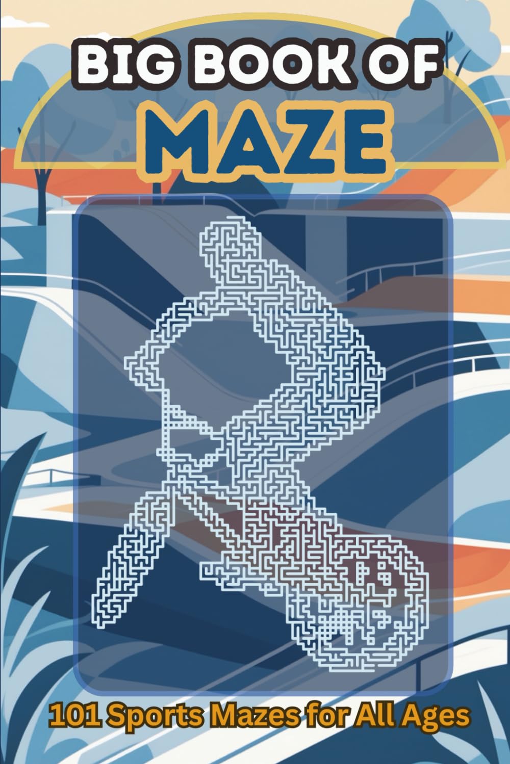 Sports Maze Puzzle Book: 101 Brain Games for Everyone | The Perfect Gift for Relaxation