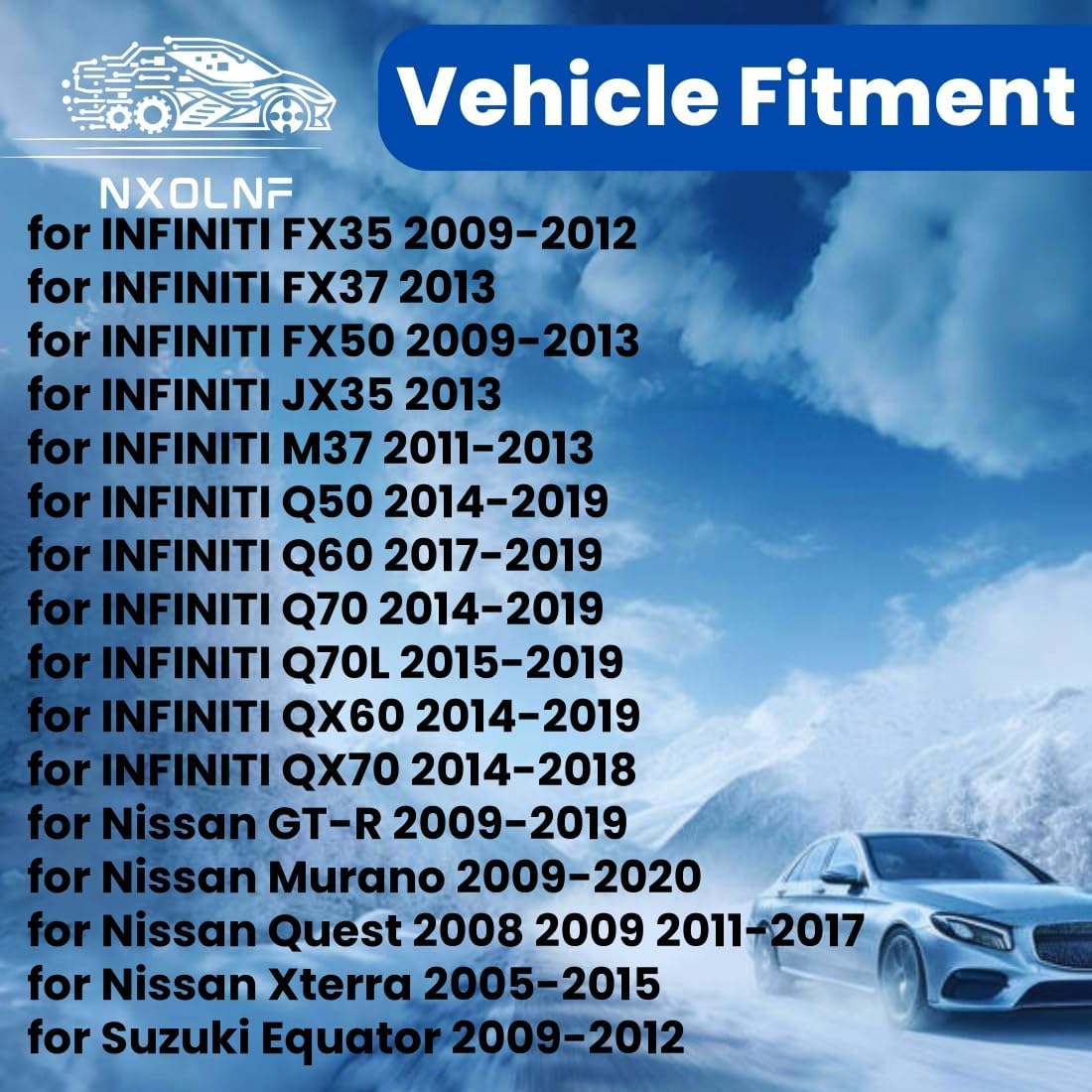 2X Parking Brake Shoes Automotive Replacement Rear for INFINITI FX35 3.5L 2009-2012, for INFINITI FX50 5.0L 2009-2013, for INFINITI Q70L 3.7L 2015-2019, for INFINITI Q70L 5.6L 2015-2019
