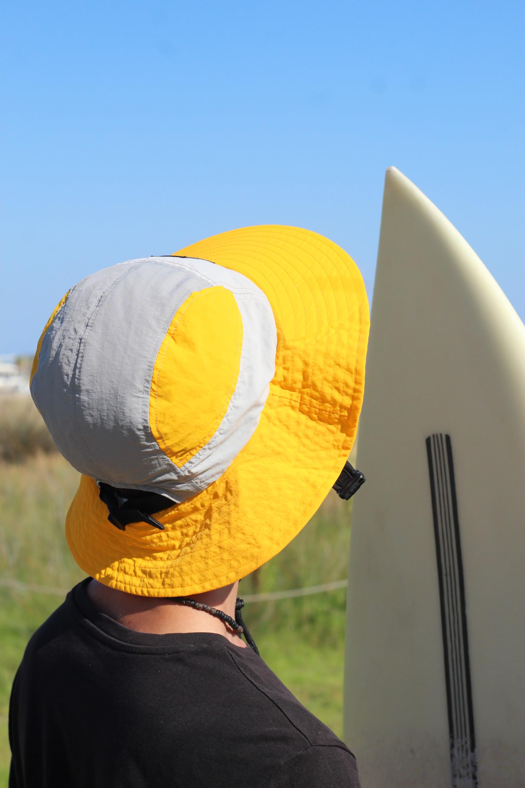Surfhut für Herren/Damen, UPF50+, Boonie Hat mit Sonnenschutz – flexibles Visier / wasserdicht