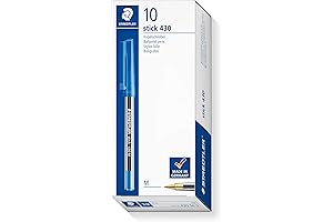 Staedtler Stick 430 M-3 Ballpoint Pen Medium - Blue: The Peak of Writing Precision