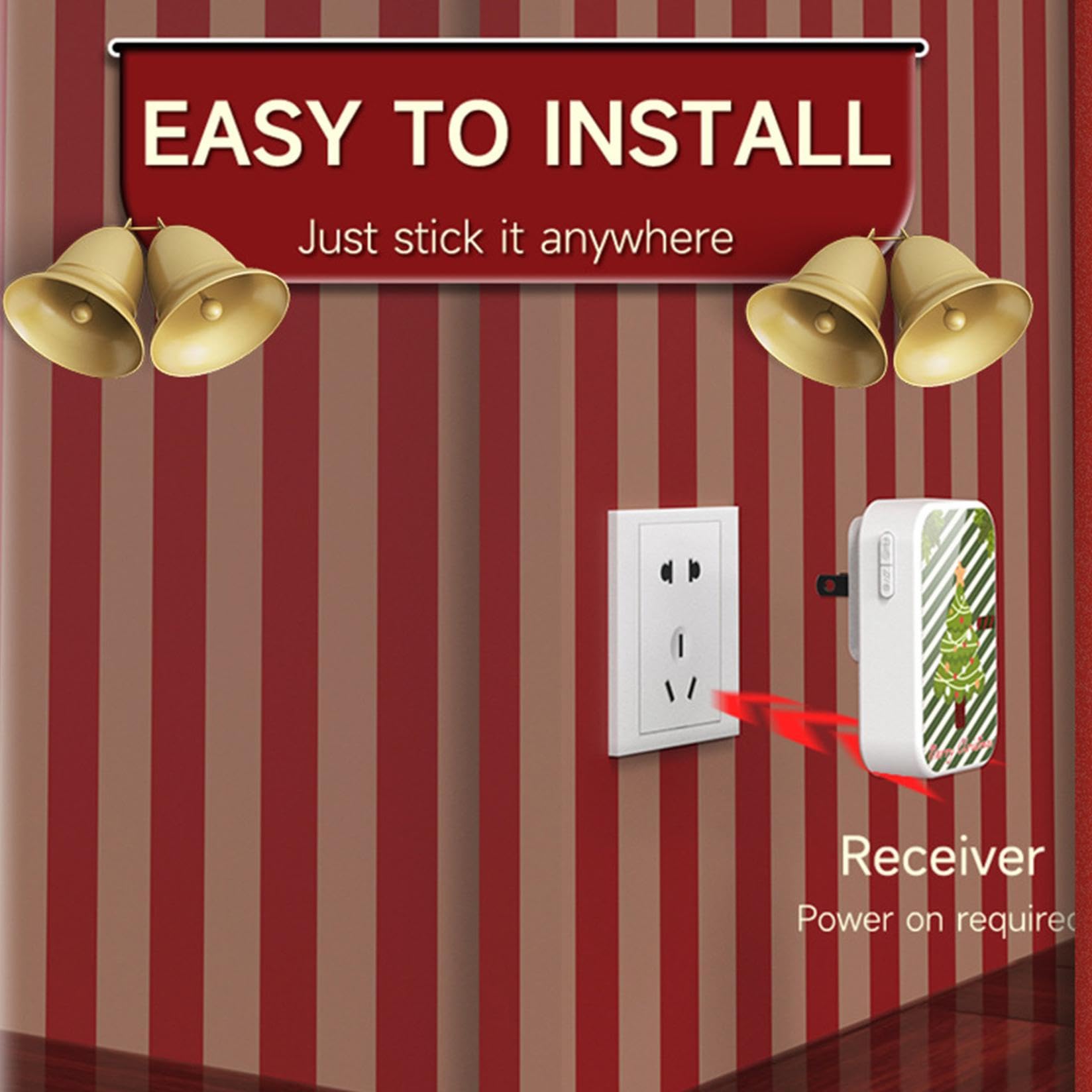 Amazon.com: CAJDEOPYE Christmas Door Bells for Homes Classroom