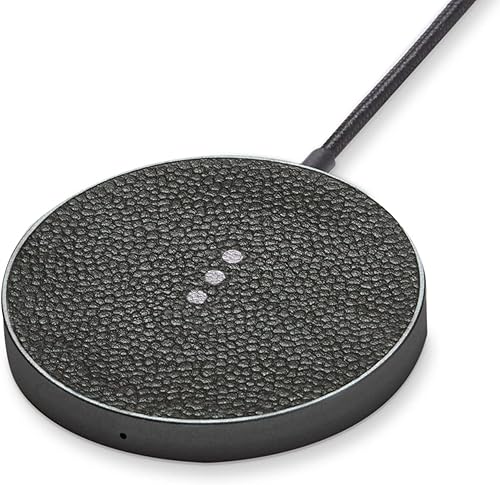 Courant Mag1 Classics - Cargador magnético para iPhones MagSafe, cuero italiano, carga rápida de hasta 15 W para modelos de iPhone 15, 14, 13 y 12