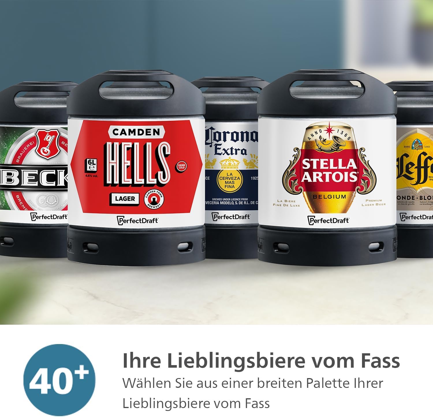 Philips PerfectDraft HD3760/90 Bierzapfanlage 6 l LED-Anzeige