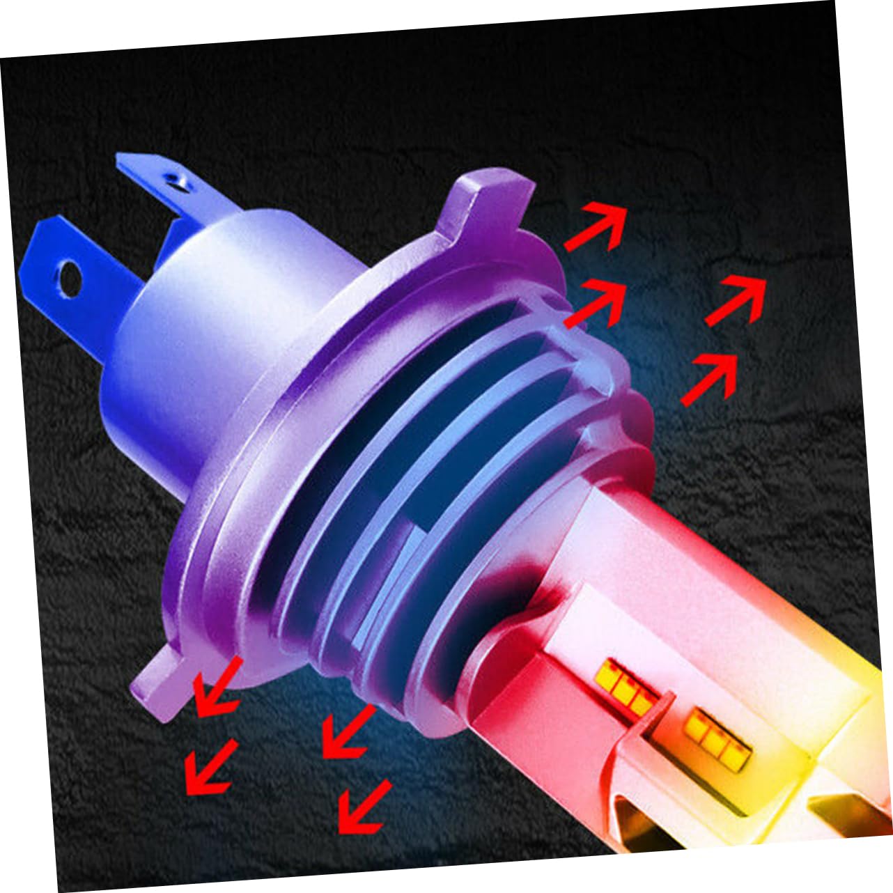 SHERCHPRY 4piezas Bombillas Led De Coche Eficiencia Energética y Instalación Luz Fría Para De y Delanteros