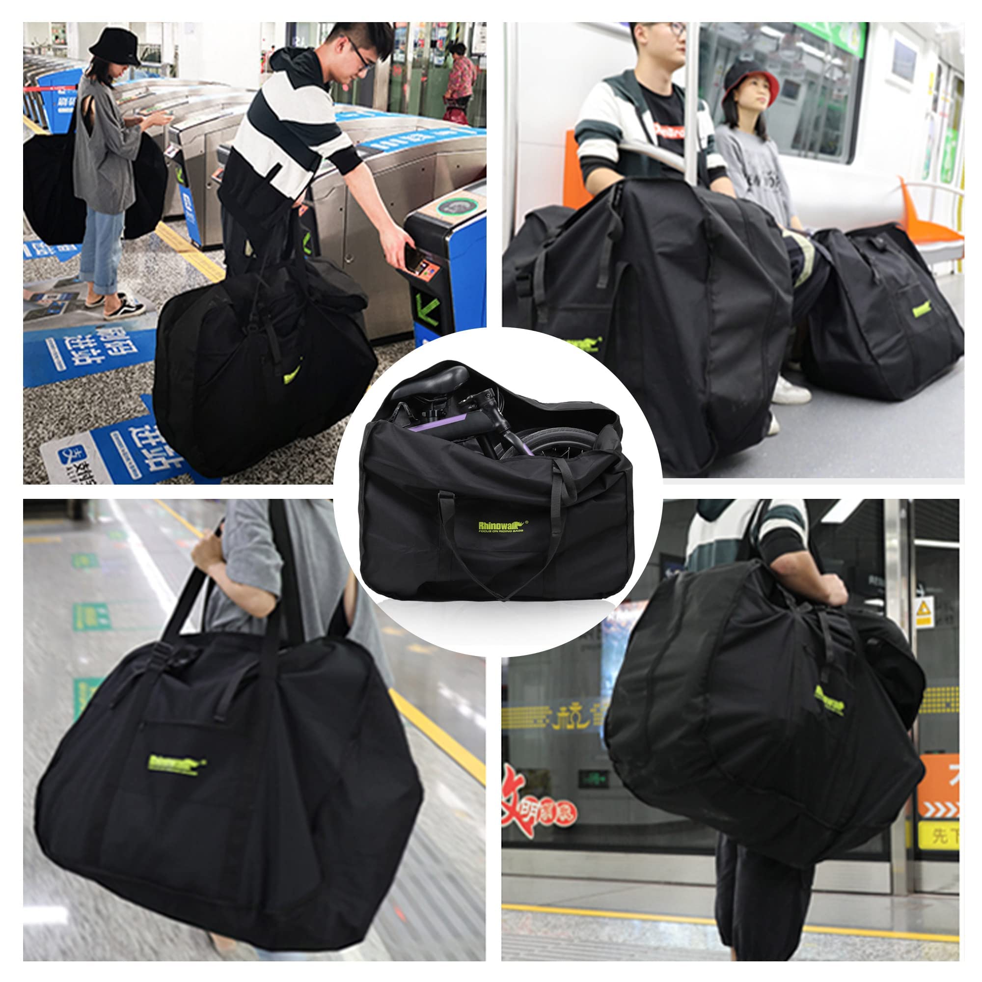 BAIGIO Torba transportowa do roweru składanego 14"-20"