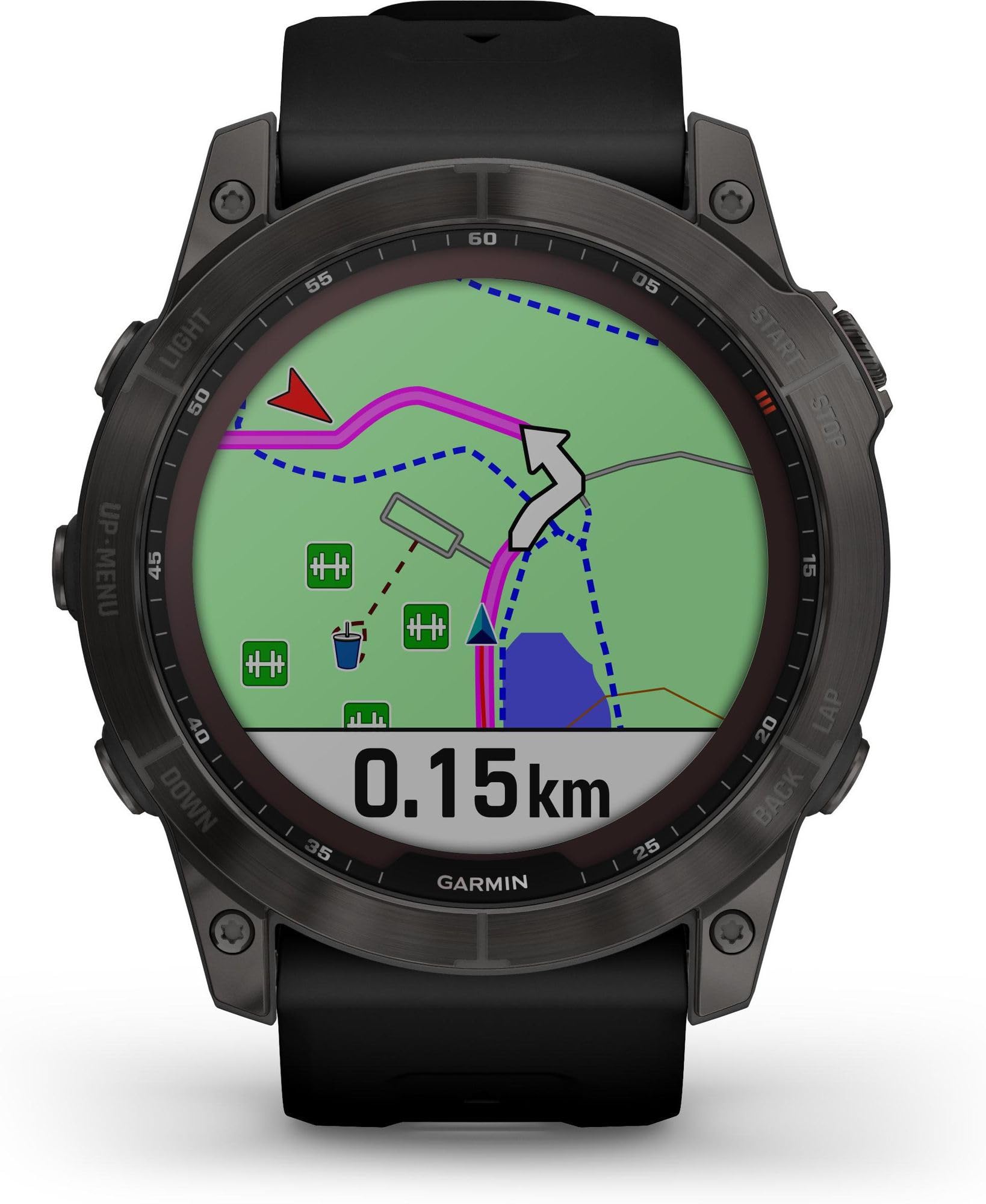 Amazon | Garmin Fenix 7X Sapphire Solar Black/Slate Grey Titanium 