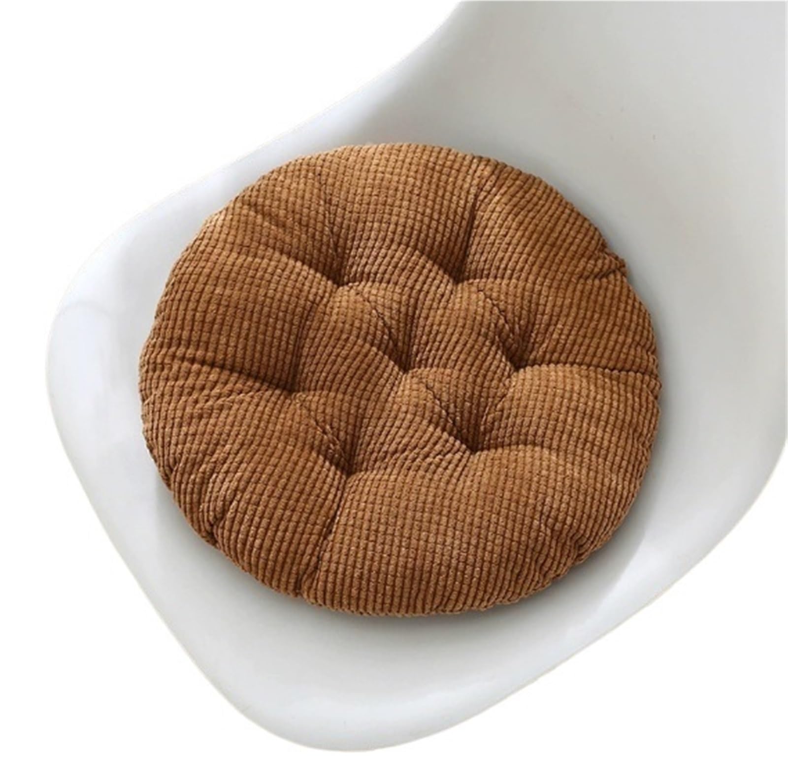 Coussin de siège pour tabouret de bureau respirant quatre saisons en lin doux