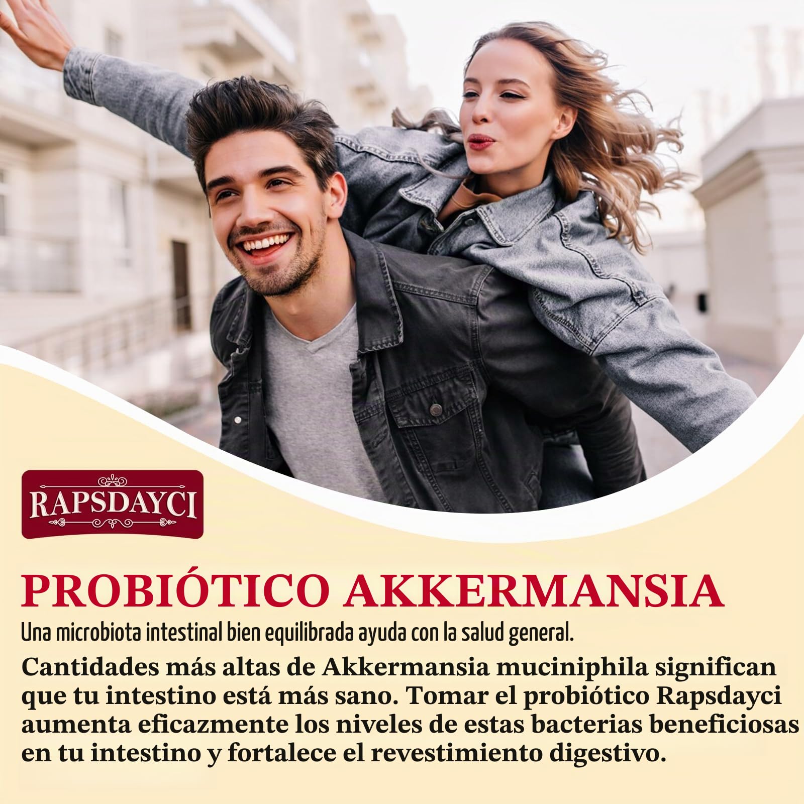 30 mil millones de AFU Akkermansia Muciniphila probiótico, una Akkermansia viva para Mujeres & Hombres, Suplementos para la salud Digestiva y Intestinal