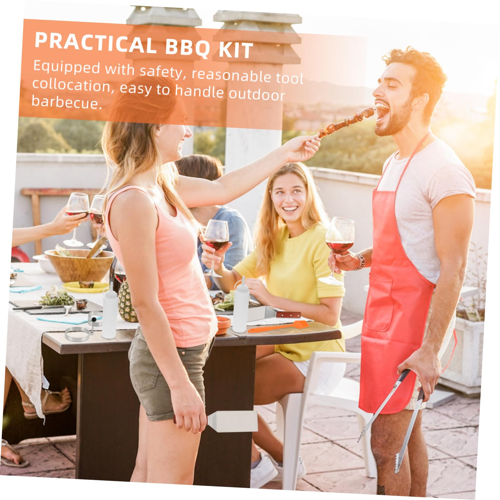 Toddmomy Kit de Utensilios para Barbacoa Profesional de Acero Inoxidable Diseño Completo y Fácil Manejo de 12 Piezas para Barbacoa al Aire Libre y Camping