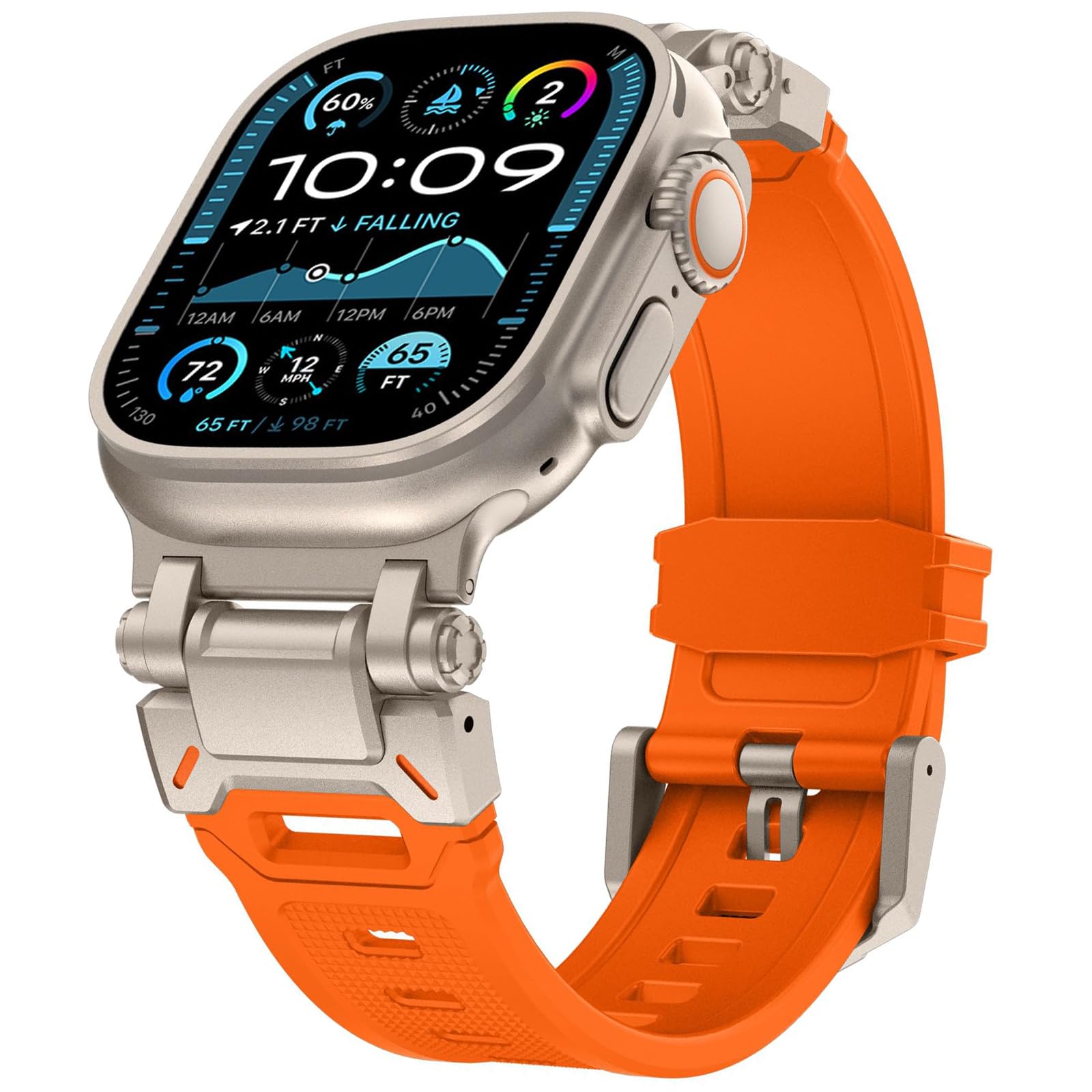 WINGLE Compatible for Apple Watch Strap 49mm 46mm 45mm 44mm 42mm(series 3)