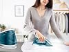 Tefal Espress Steam Iron Station - Blue, Powerful Steam Performance, Calc Clear Technology, Xpress Glide Soleplate