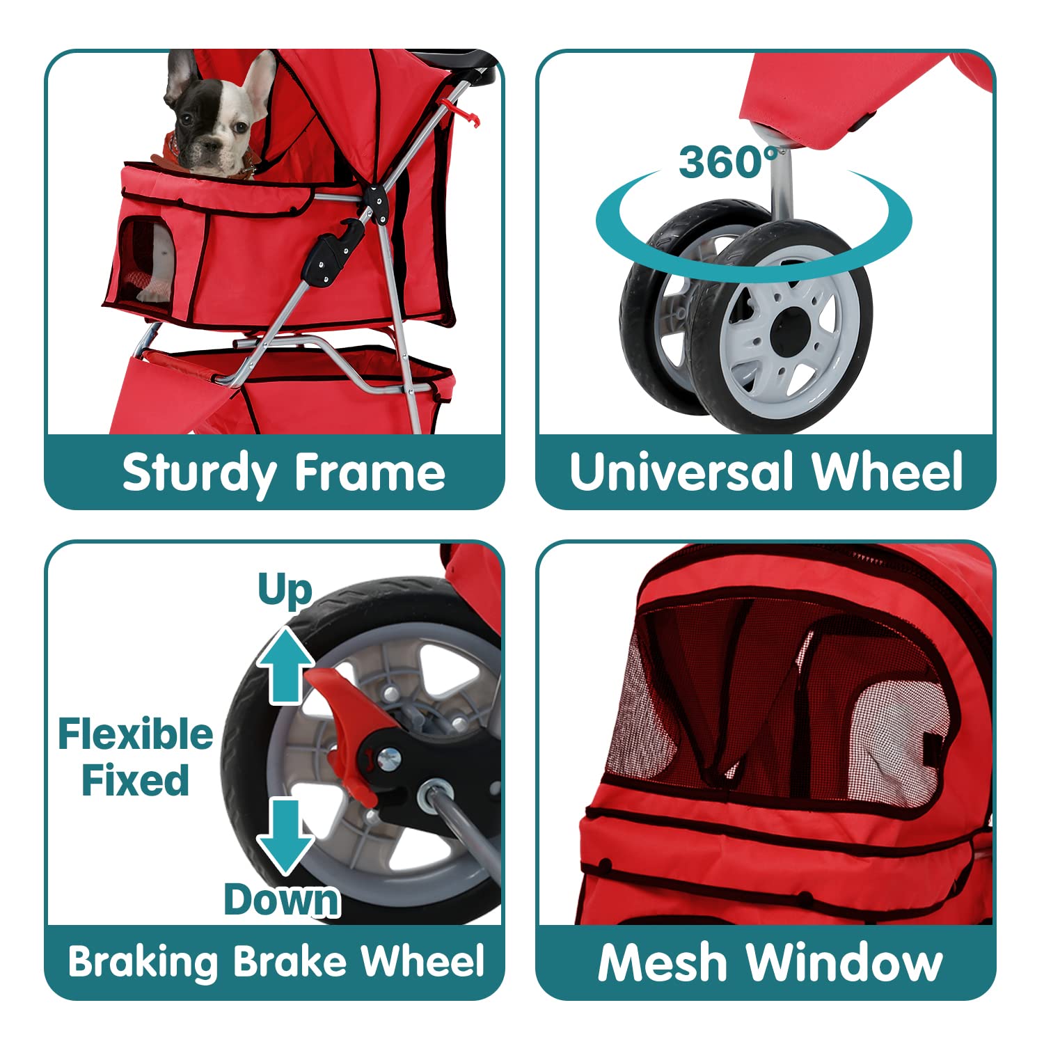 Hit the Pavement: Review of the HHS Pet Stroller for Your Furry Friends!