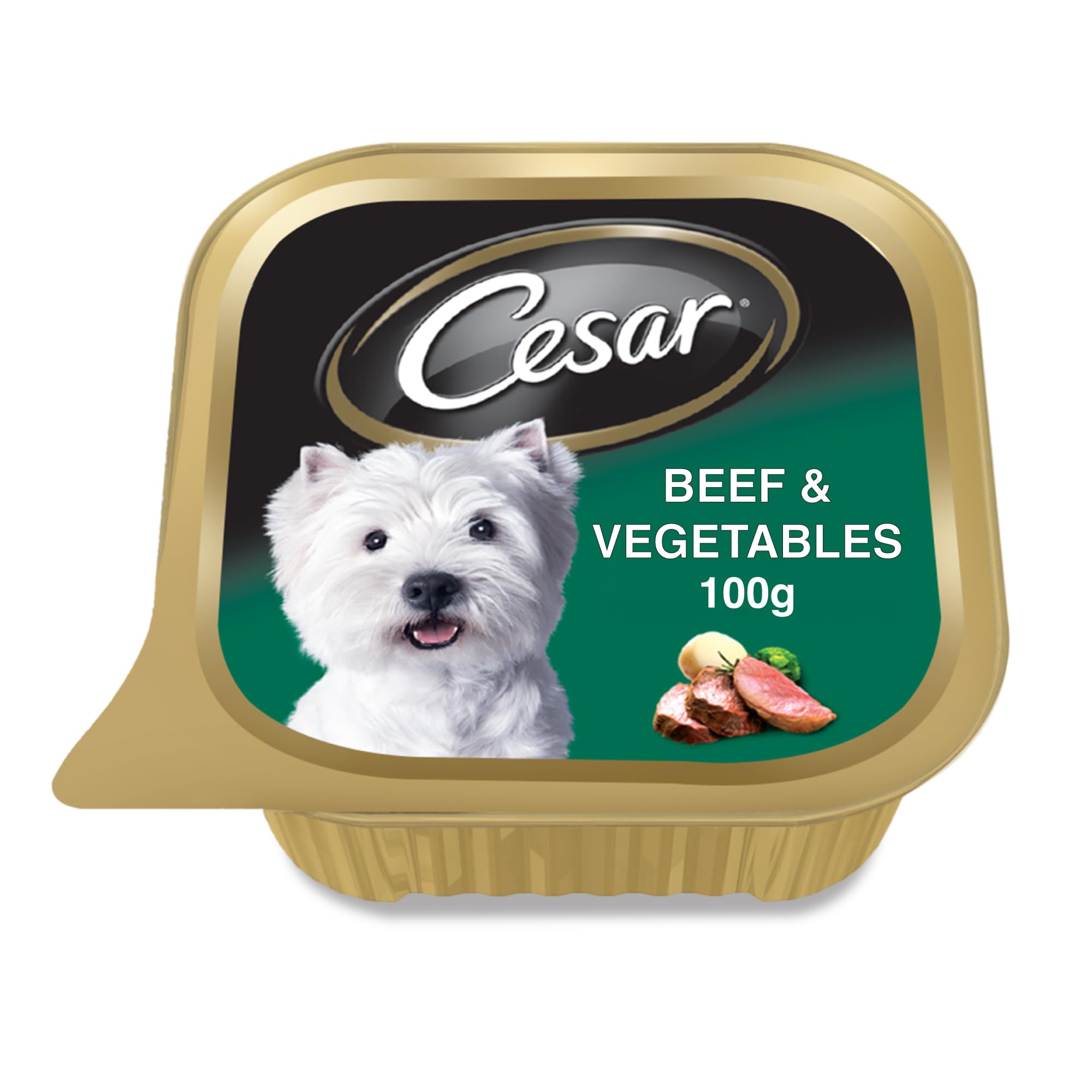 Cesar Dog Food, Beef & Vegetables100g