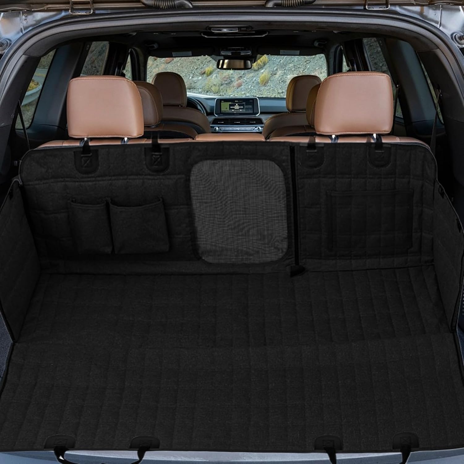 犬用カーシートカバー | ペット カーシート カバー シート延長 | 防水 耐引っかき ハンモックマット 車 アクセサリー セダン