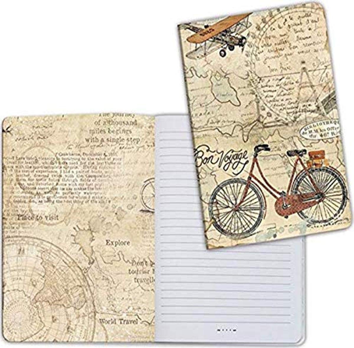 STAMPERIA INTERNATIONAL, KFT STAMPERIA NOTEBK A5 Bicycle, One Size