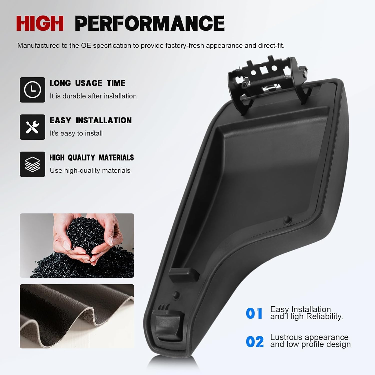 Center Console Lid Arm Rest Box Lid Seat Middle Console Cover for CX5 2013-2016 KA0G-64-450A-02 KA0G64450B02