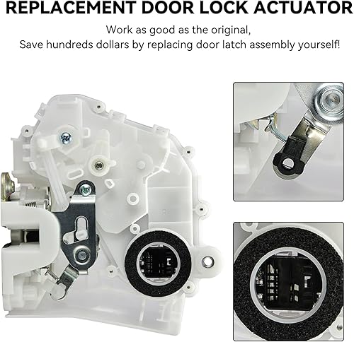 Miniatura 9 de Actuador eléctrico para cerradura de puerta 72115-S5A-003 72115-S84-A01 Pestillo de puerta delantera derecha del lado del pasajero compatible con