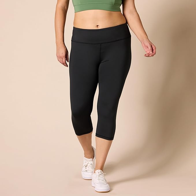 Leggings deportivos para mujer, diseño capri con bolsillos miniatura 6