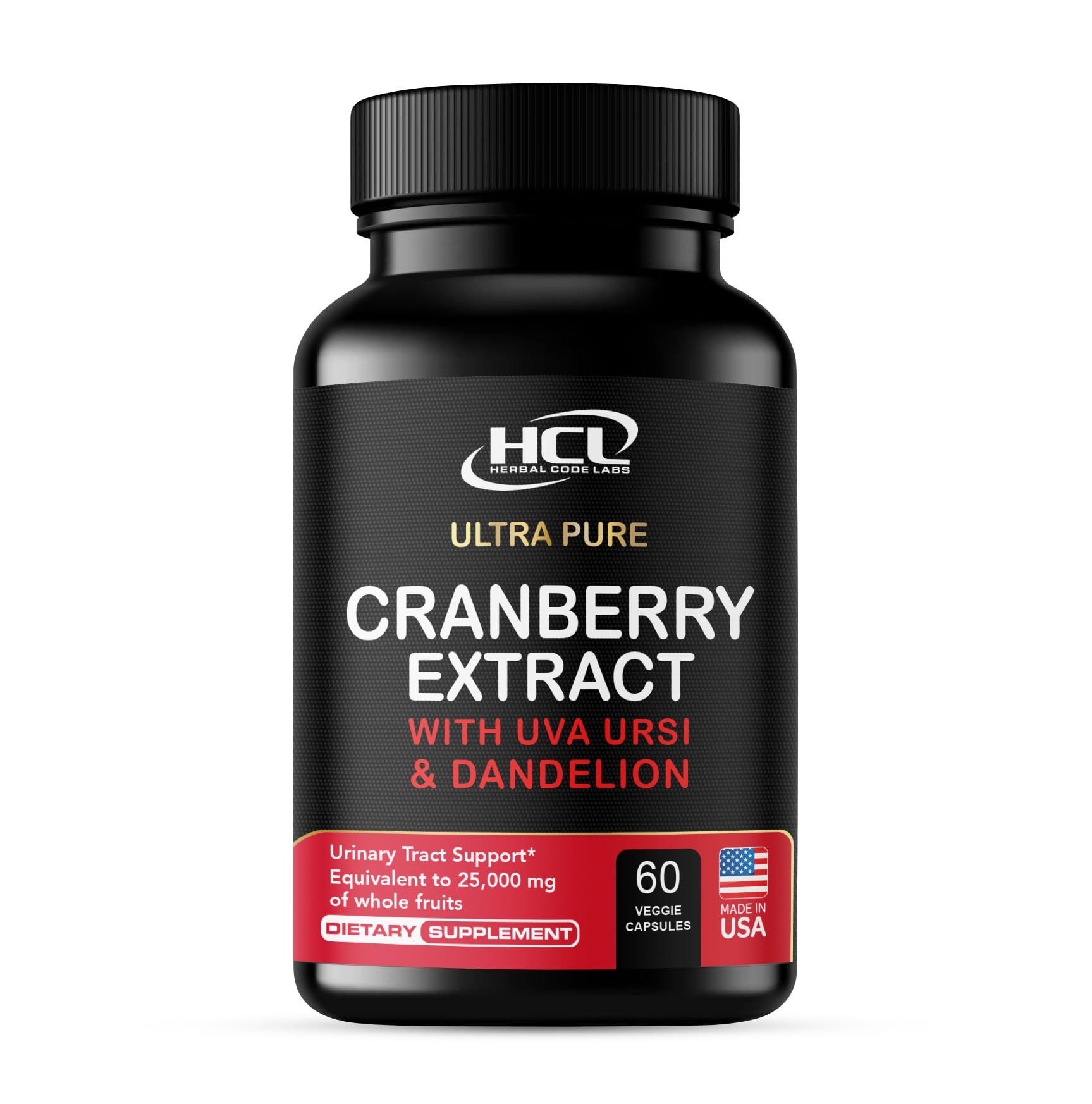 Cranberry Extract Pills - Super Strength 50:1 Whole Fruit Concentrate Equals ...
