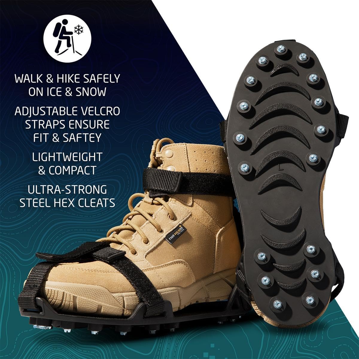 Elite Hex Ice Cleats