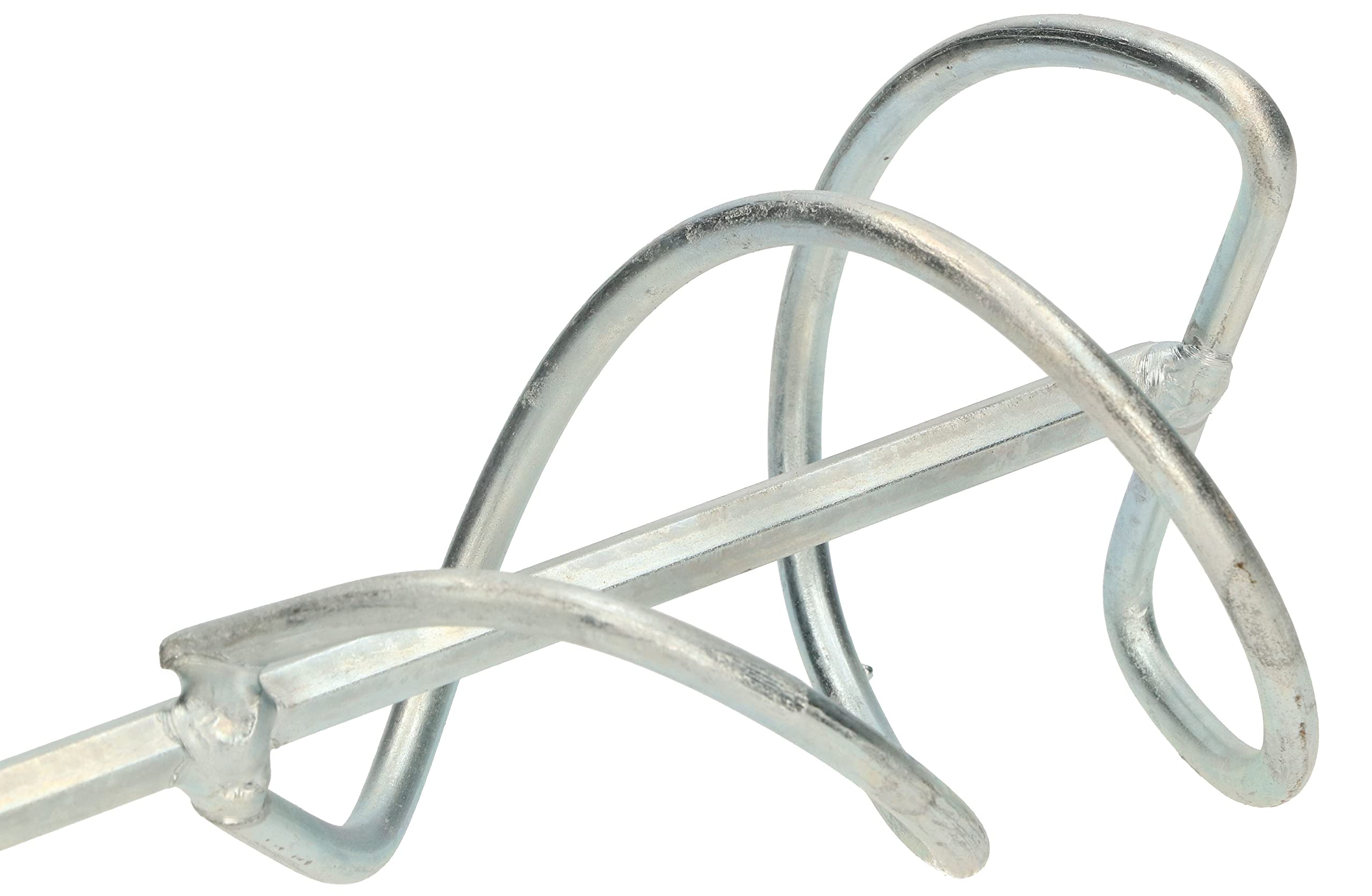 KOTARBAU® 3 x Varillas mezcladoras 55, 80, 100 mm, Mezclador, Agitador de adhesivos, Mezclador de mortero, yeso, cemento, Cesta mezcladora espiral, Batidora de yeso para taladro, Acero galvanizado