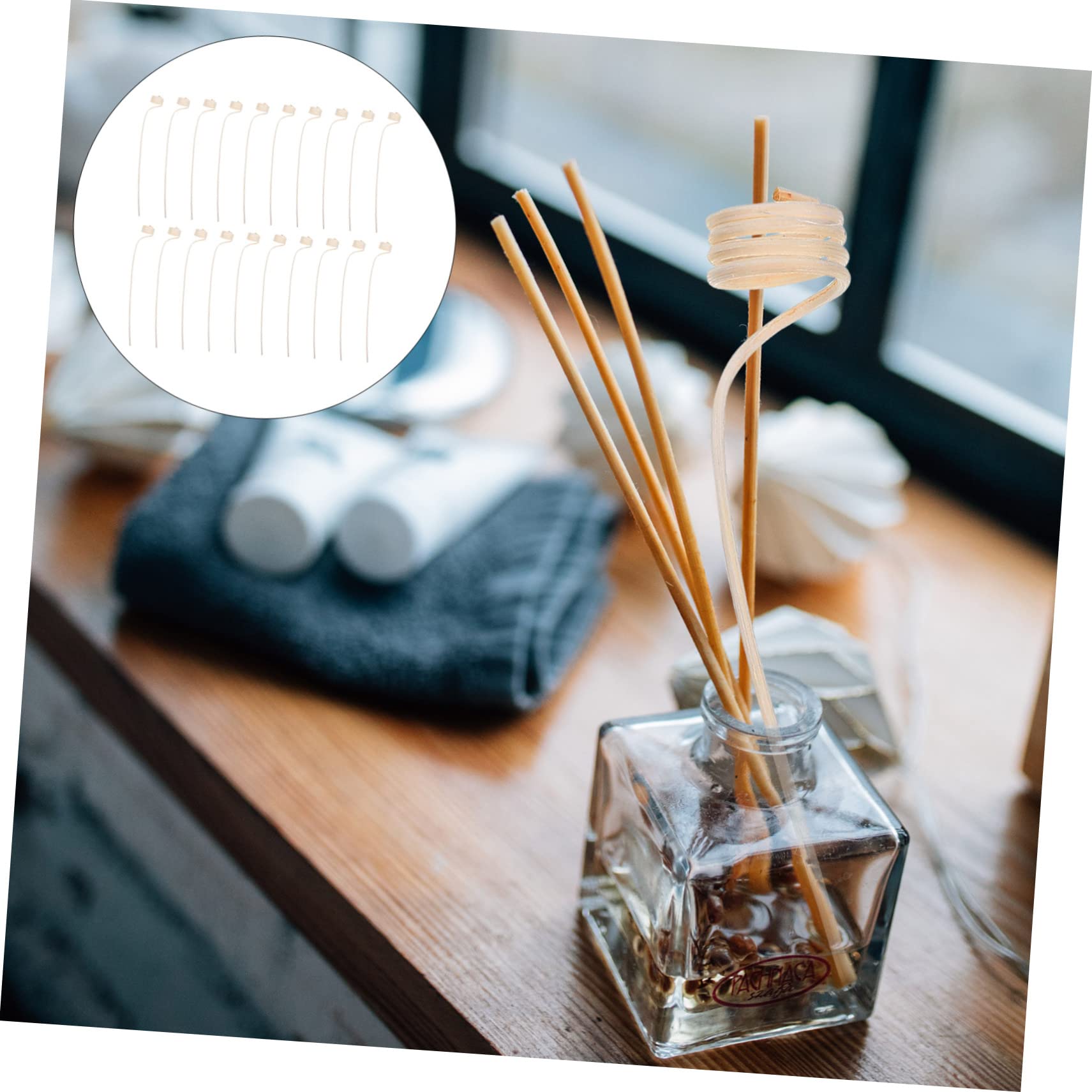 ABOOFAN 2sets Fragrance Diffuser Reeds Essential Oil Diffuser Sticks Aromatherapy Sticks Set 20pcs*2