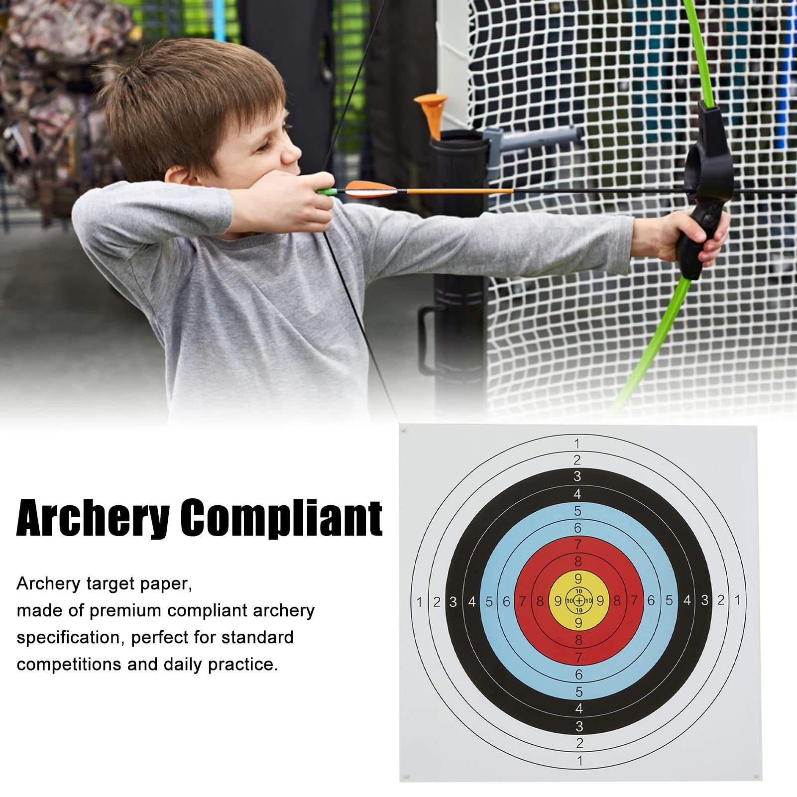 Bersaglio Tiro Con Arco Bogenk&ouml;nig - Resistente Alle Intemperie Per Adulti E Bambini, Ideale Per Archi E Balestre