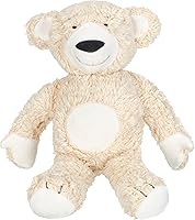 Under the Nile Bon Bon The Bear 14" Organic Cotton Stuffed Toy - GOTS Certified Fair Trade Plush for Babies 1+