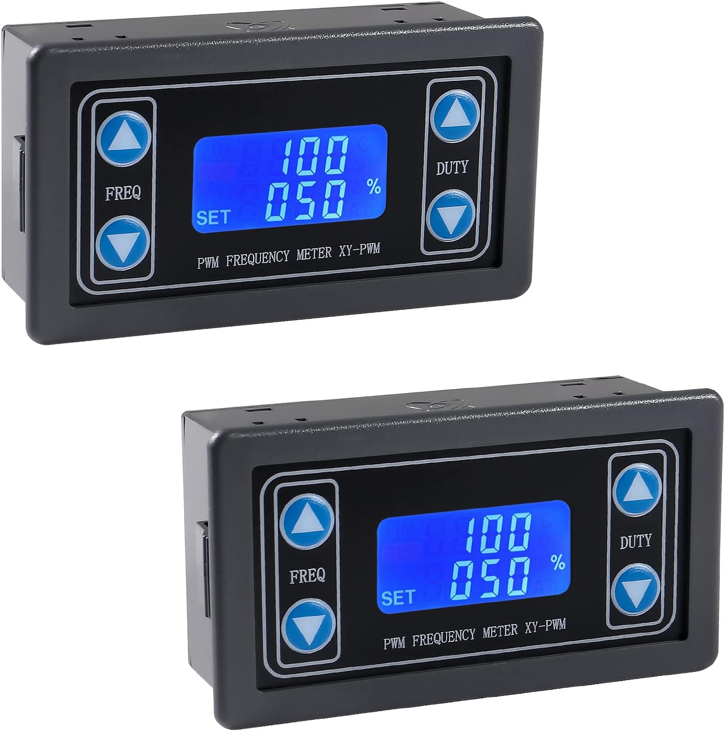2pcs Signal Generator XY-PWM DC 3.3-30V Function Generator 5-30mA LCD Display Module PWM Pulse Frequency Generator Duty Cycle Rectangular Wave Square Wave Signal Generator