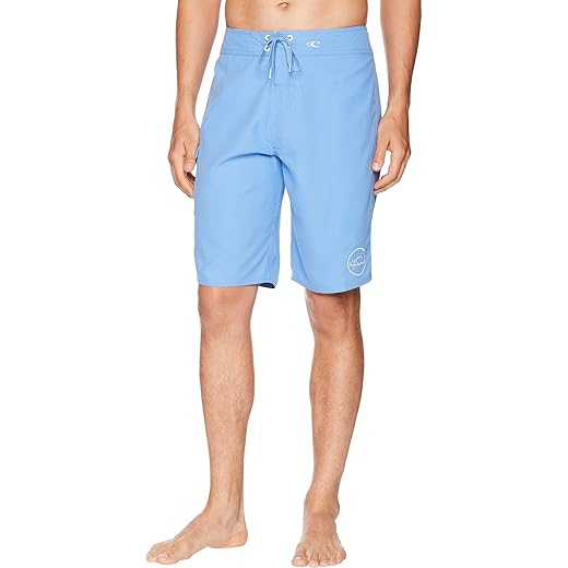 O'NEILL Men's 21 Inch Solid Boardshorts-Water Resistant Swim Trunks for Men with Quick Dry Stretch Fabric and Pockets