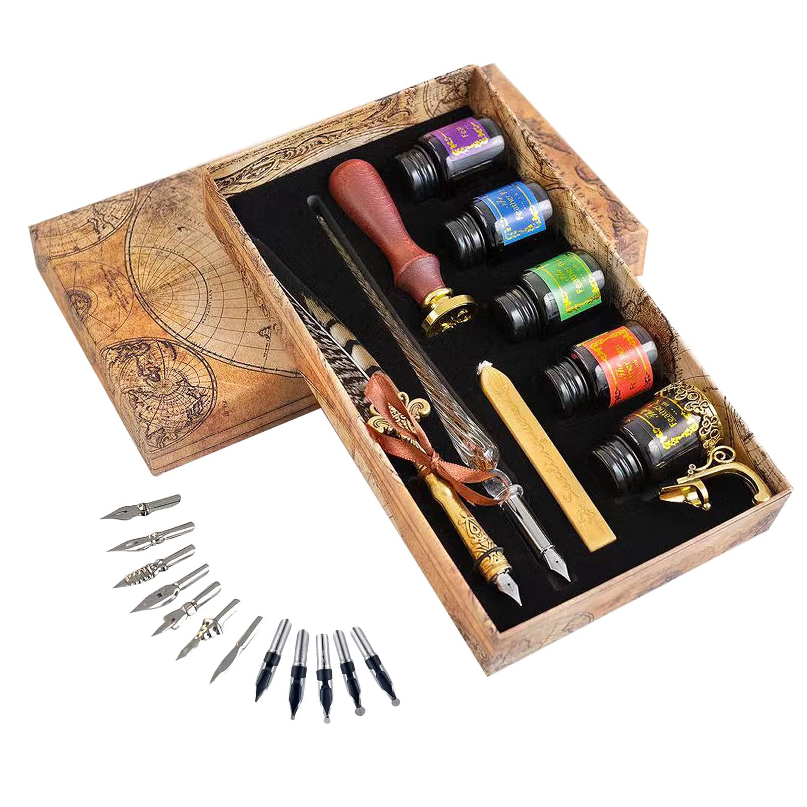 Buy Hethrone Quill Pen and Ink Set Calligraphy Pens for Writing
