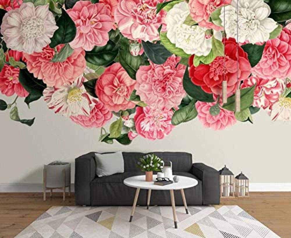 Pink Flower Wallpaper - Interior Design - View #12