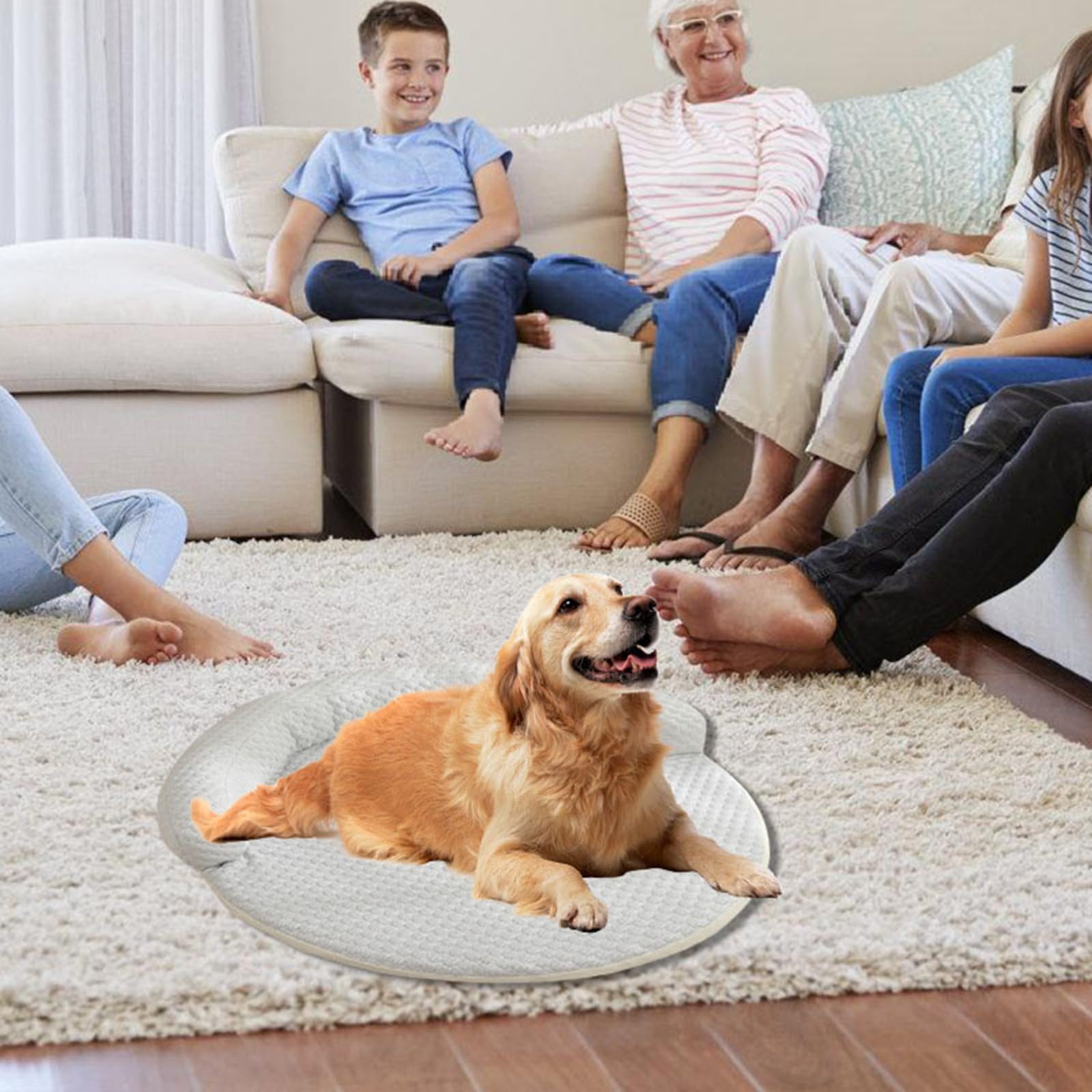 Generisch Hunde Kühldecke Kühlmatte Für Katze Summer Selbstkühlend Ohne Strom & Reisen Kleine, Mittlere Große 2026 Neu Verschiedene Größen Waschbar Kühlkissen Faltbar Leicht Zu