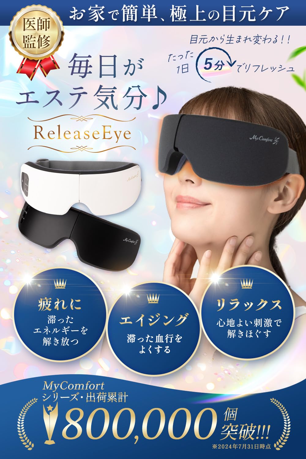 ☆アイウォーマー 目元エステ アイケア 首元から温める目元ケア 首元から温める目元ケア 目元エステ アイウォーマー アイケア