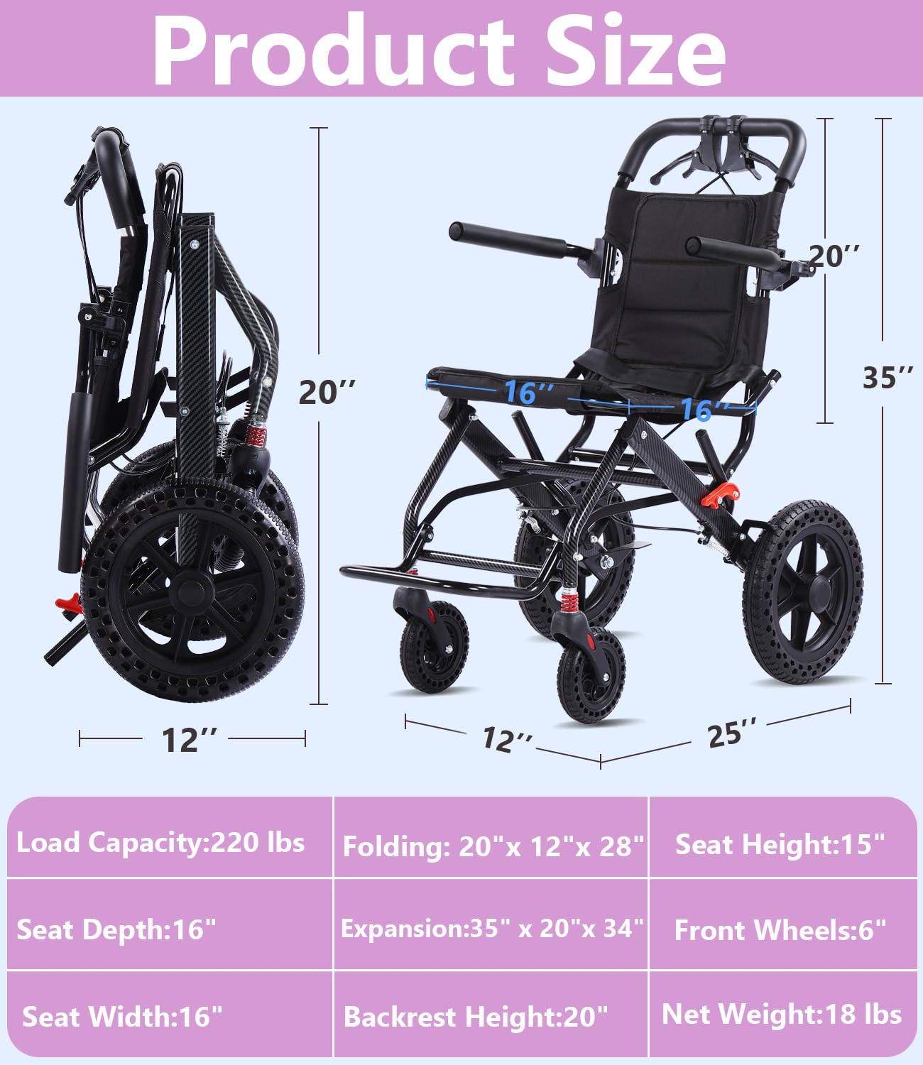 Amazon | 超軽量 折りたたみ車いす コンパクト 介助用車イス 正味重量