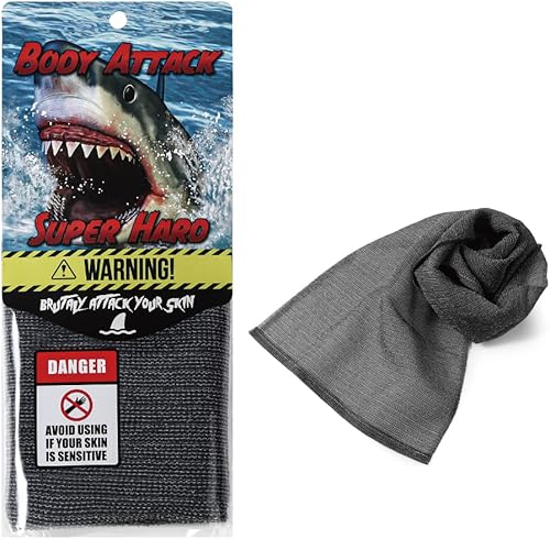 Toalla exfoliante extra áspera fabricada en Japón Toalla exfoliante con textura especial que hace espuma esponjosa, limpiador de espalda, removedor