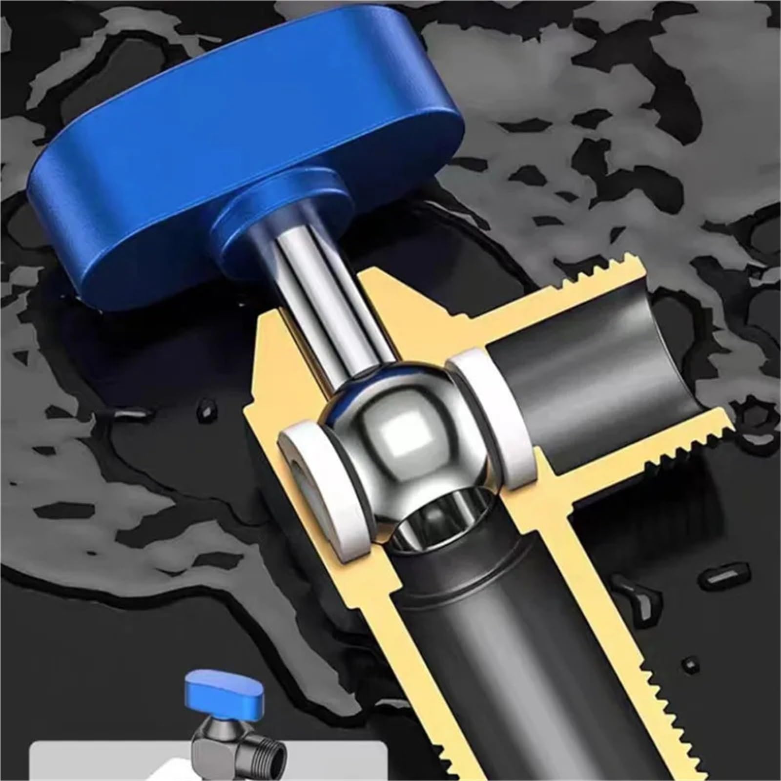 Llave De Escuadra Grifo de baño esquina cromado con Control agua, válvula ángulo latón, 1/2x1/2 para Fregadero(Chrome pair)
