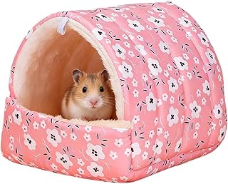 Soft Plush Small Animal Bed Warm Cave Sleeping Nest