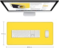 Vista 119 de Dapesuom Alfombrilla grande para mouse, alfombrilla de mouse para juegos extendida con bordes cosidos, alfombrillas de escritorio de tamaño completo