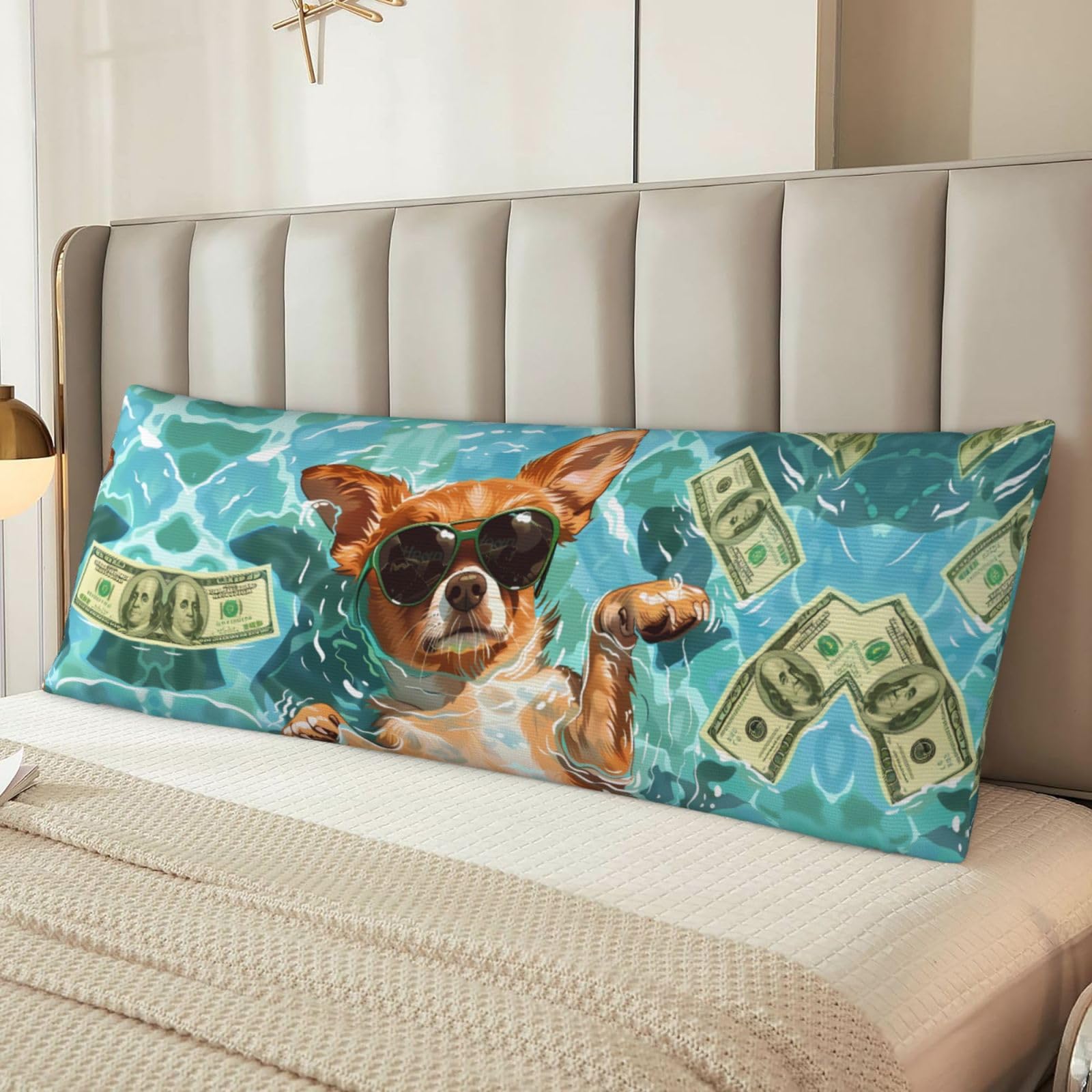 Amazon.com: VOSERY Body Pillow Cover - Funny Swimming