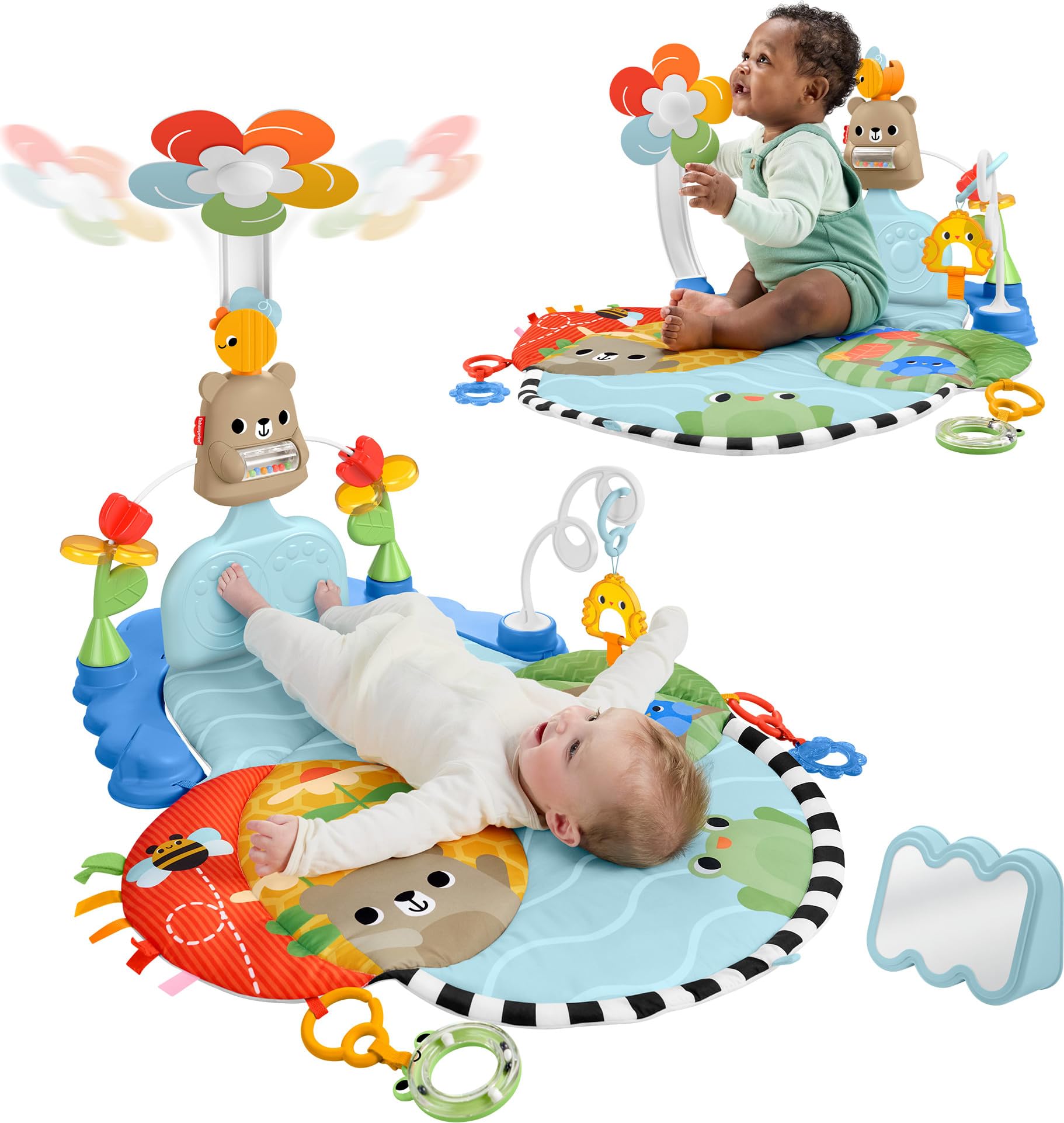 Fisher-Price 3'ü 1 Arada Duyusal Gelişim Jimnastik Merkezi HYR60