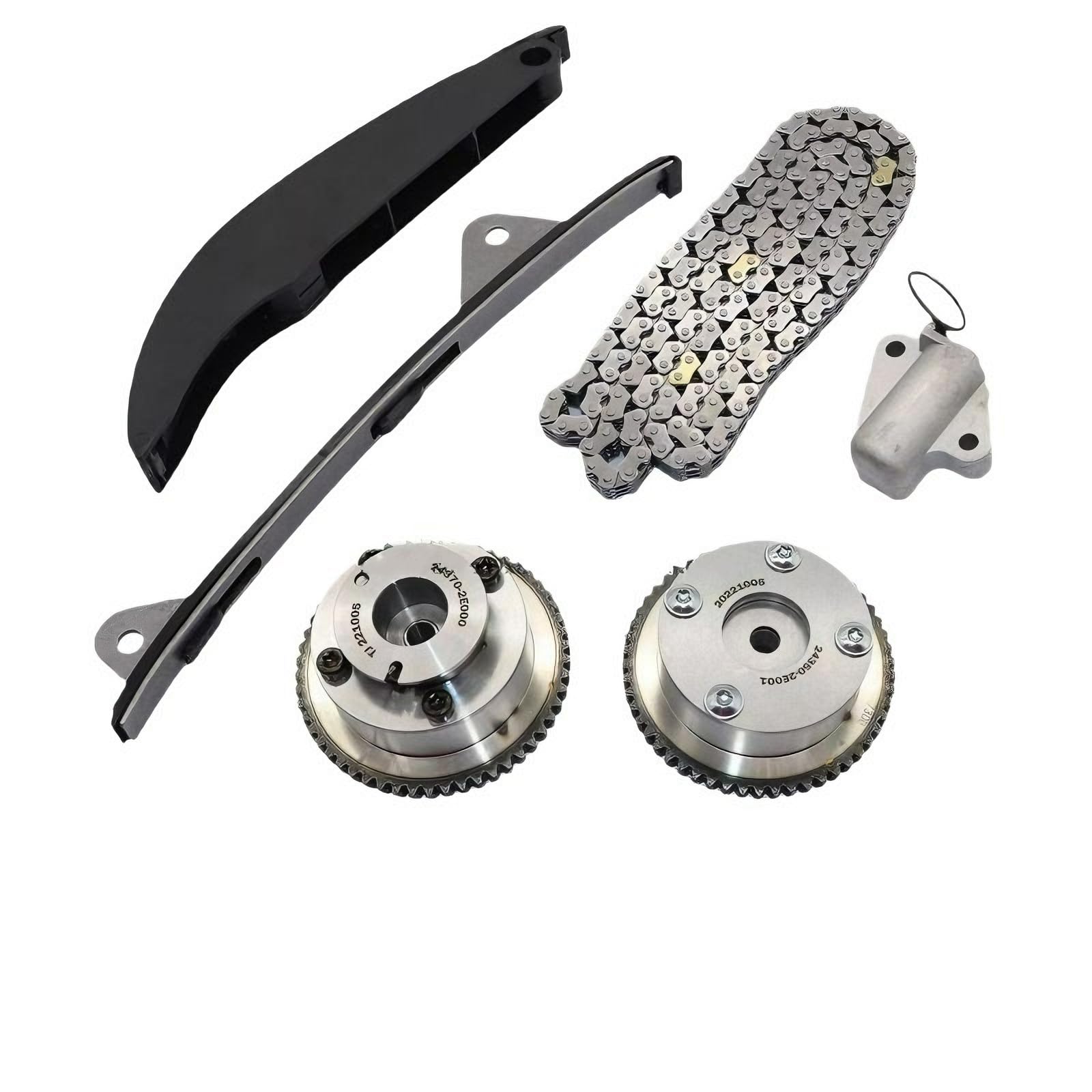 Catena di distribuzione dell'acciaio inossidabile stabilito 24300-2E000 per la catena di distribuzione automobilistica dell'acciaio inossidabile della sostituzione del motore