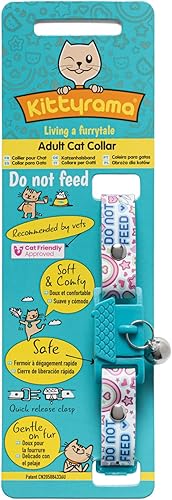 Vista 87 de Kittyrama Collar de gato Aqua con campana, ganador del premio, aprobado por veterinarios, liberación rápida, ligero y cómodo