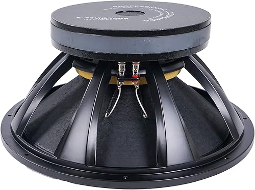 Sound Town Woofer de marco de aluminio fundido de 18 pulgadas y 1000 W (controlador de baja frecuencia), woofer de repuesto para gabinetes de