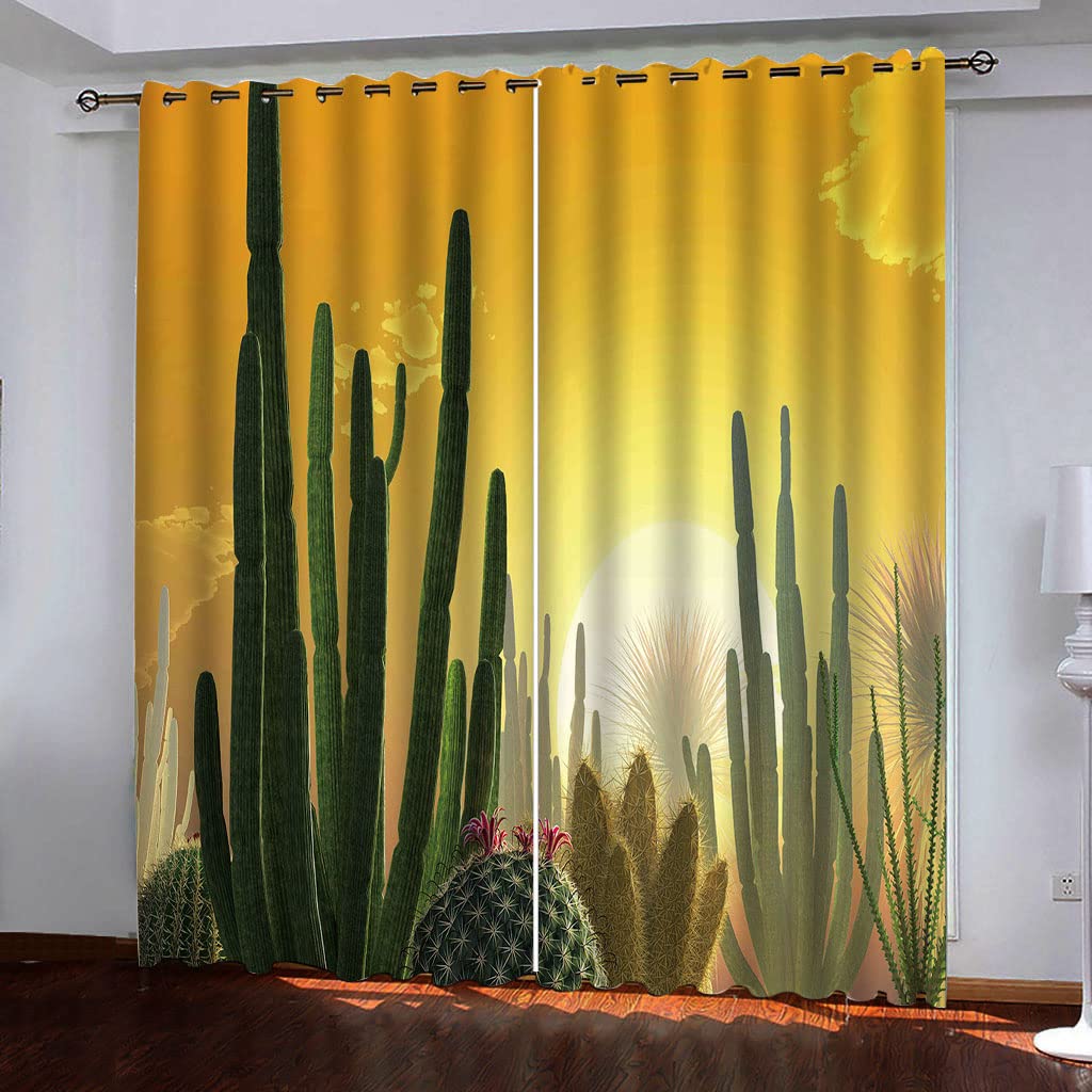 Rideaux et draperies d'ameublement occultants haut de gamme 132 x 225 cm jaune
