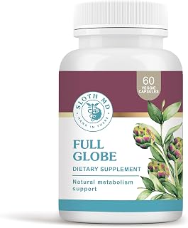Full Globe Artichoke 500mg Whole Leaf – Supports Metabolism, Digestive Health & Liver Detox – Helps with Indigestion, Heartburn & Bloating – No Fillers, Pure & Clean Formula